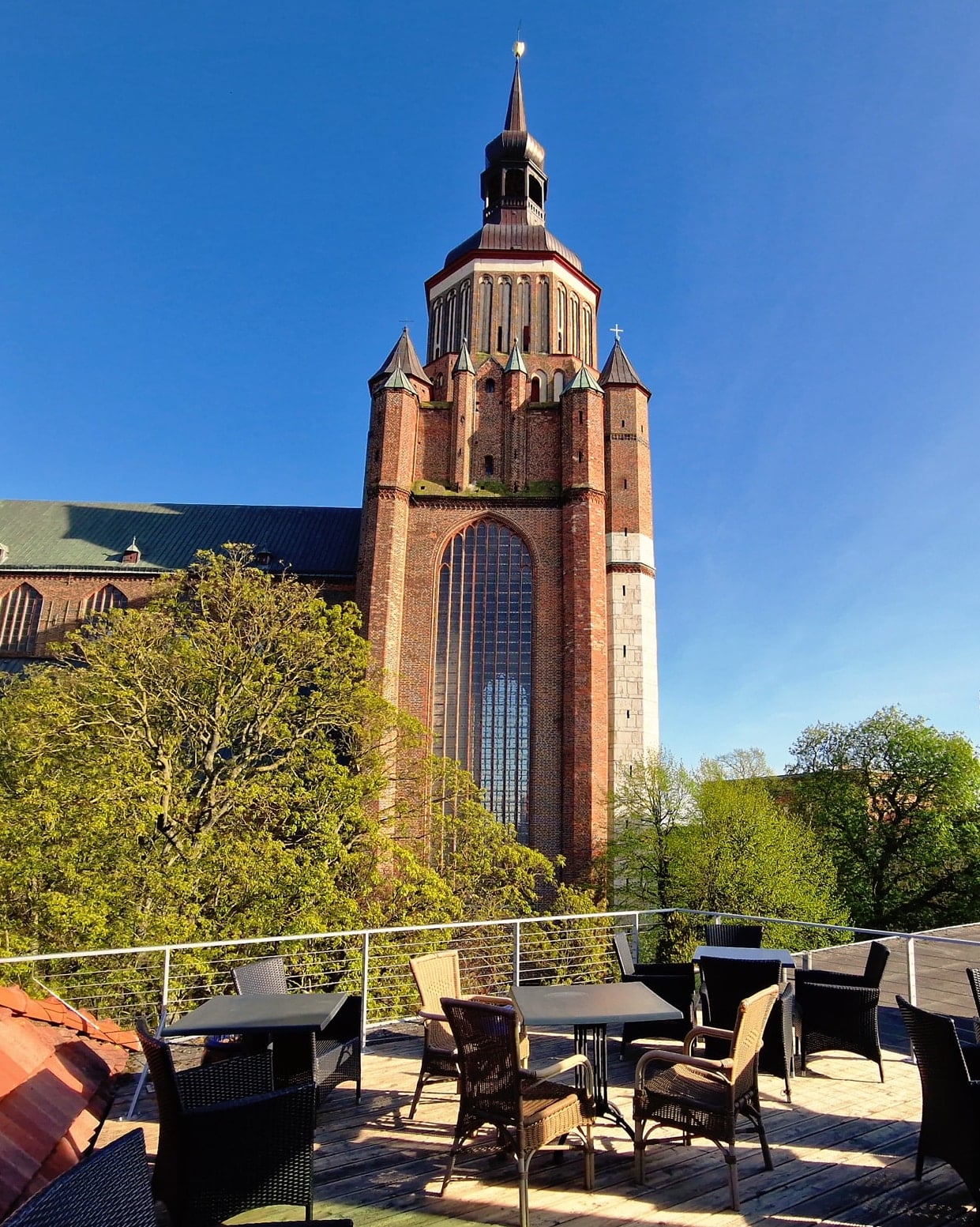 Hotel Stralsund Schweriner Hof Stralsund Dachterrasse